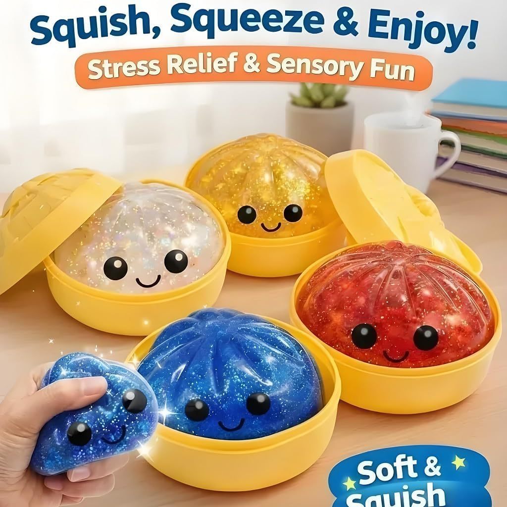 Baby Products Unique - Colorful Dumpling Stress Balls - Reusable