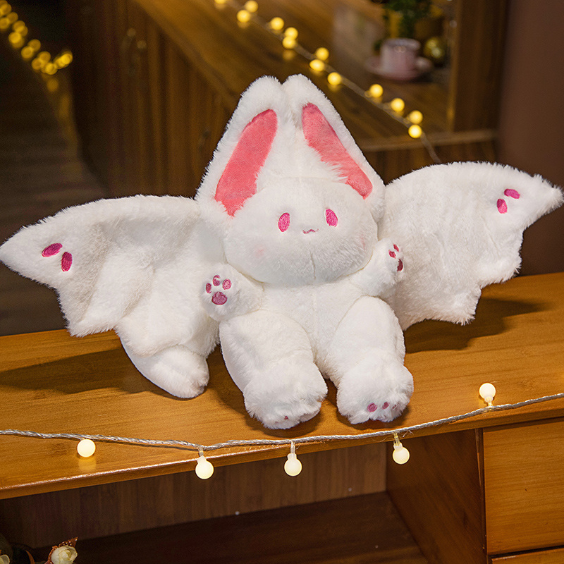 Baby Products Unique - Flying White Rabbit Plush Toy Bat