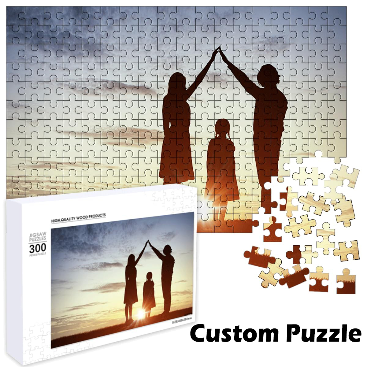 Baby Products Unique - 108/200/300/500/1000 Pieces Personal Custom Puzzles Handmade