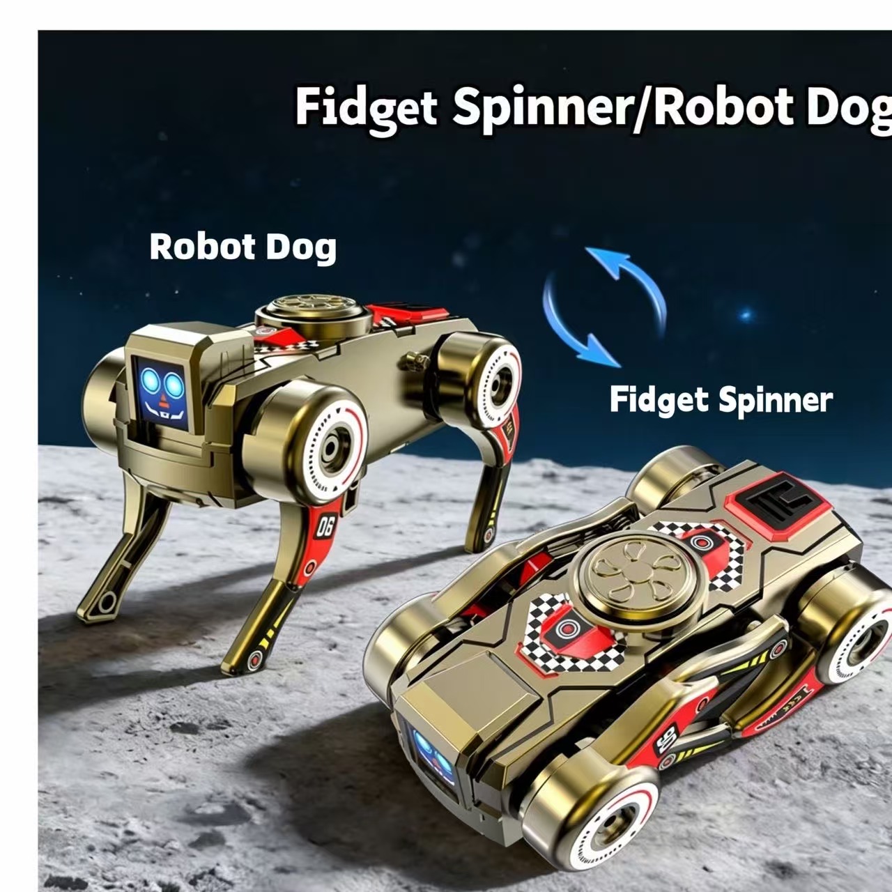 Transformable Robot Dog Fidget – Baby Products Unique recenzja i cena